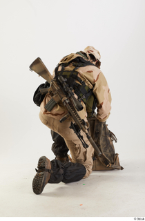 Photos Reece Bates Army Seal Team Poses kneeling whole body…